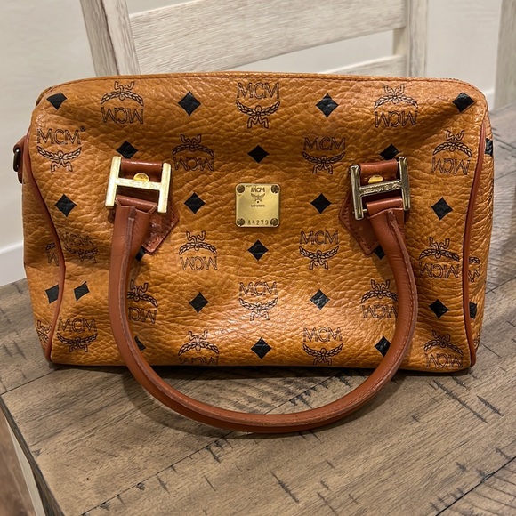 MCM Bags Vintage Mcm Cognac Purse Poshmark